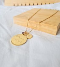 Charger l&#39;image dans la galerie, Collier Reva Famille avec personnalisation en Arabe

