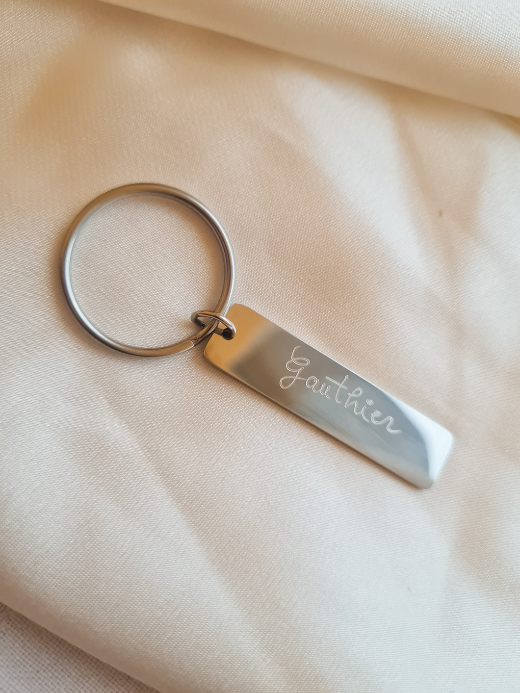 Porte clefs barre à personnaliser