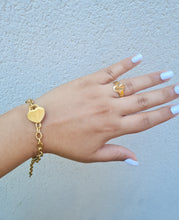 Charger l&#39;image dans la galerie, Bracelet à breloque &#39;coeur&#39;
