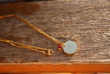 Charger l&#39;image dans la galerie, Collier Médaille et pierre de Naissance
