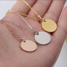 Charger l&#39;image dans la galerie, Collier Médaille et pierre de Naissance

